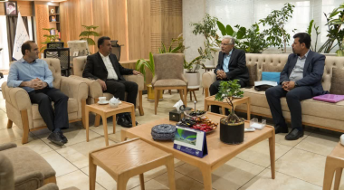 جلسه مشترک رییس دانشگاه صنعتی شیراز با مدیر کل اداره کل راه و شهرسازی استان فارس
